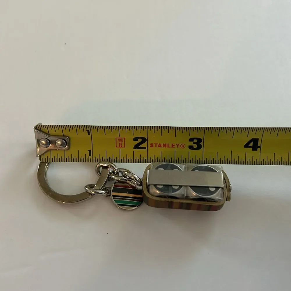 NWOT Paul Smith Vintage Dice Leather Keychain Fob